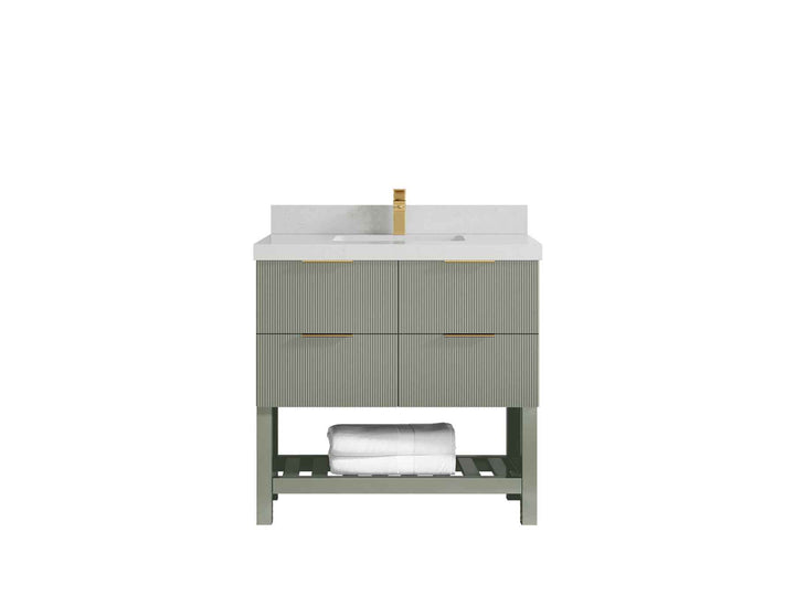 Catalina 36 in. W x 22 in. D Center Sink Bathroom Vanity - photo 23