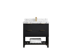 Catalina 36 in. W x 22 in. D Center Sink Bathroom Vanity - photo 9