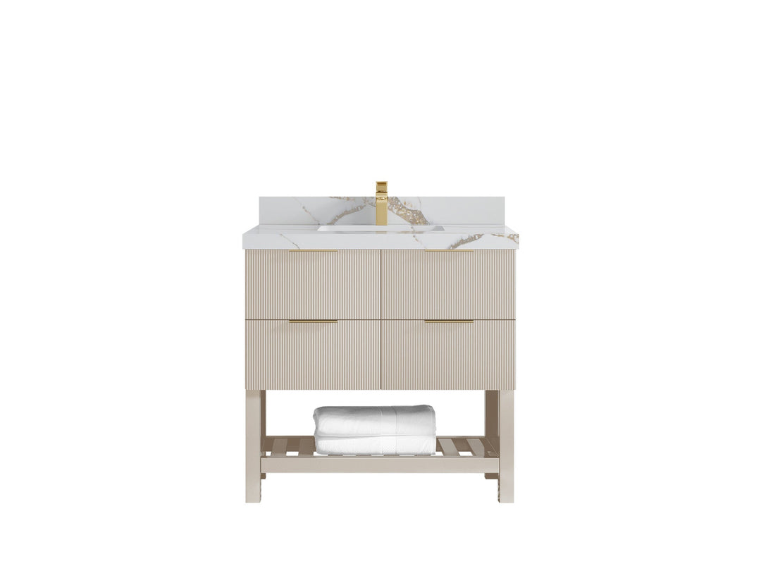 Catalina 36 in. W x 22 in. D Center Sink Bathroom Vanity - Willow Bath and Vanity