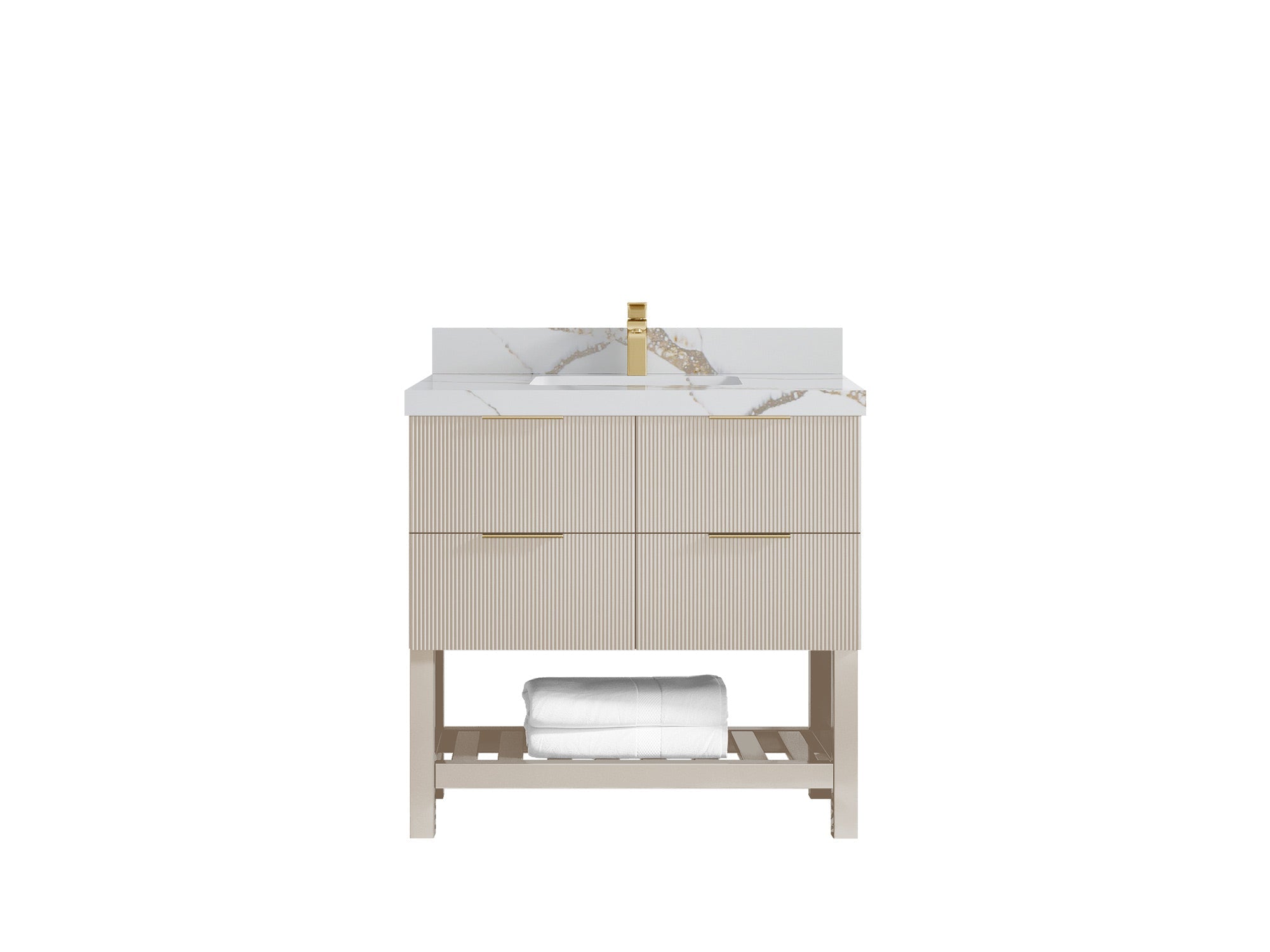 Catalina 36 in. W x 22 in. D Center Sink Bathroom Vanity - Willow Bath and Vanity