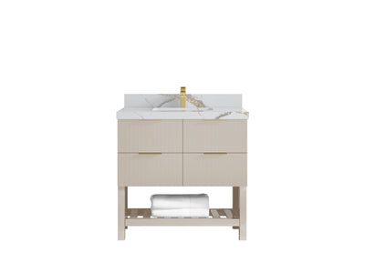 Catalina 36 in. W x 22 in. D Center Sink Bathroom Vanity - Willow Bath and Vanity