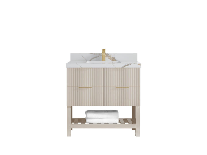 Catalina 36 in. W x 22 in. D Center Sink Bathroom Vanity - photo 11