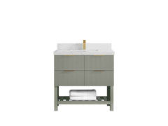 Catalina 36 in. W x 22 in. D Center Sink Bathroom Vanity - photo 27