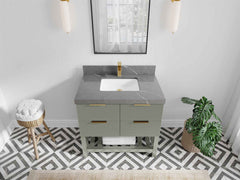 Catalina 36 in. W x 22 in. D Center Sink Bathroom Vanity - photo 34