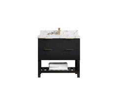 Catalina 36 in. W x 22 in. D Center Sink Bathroom Vanity - photo 7