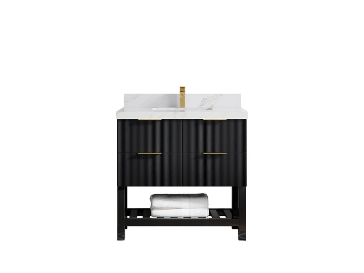 Catalina 36 in. W x 22 in. D Center Sink Bathroom Vanity - photo 40