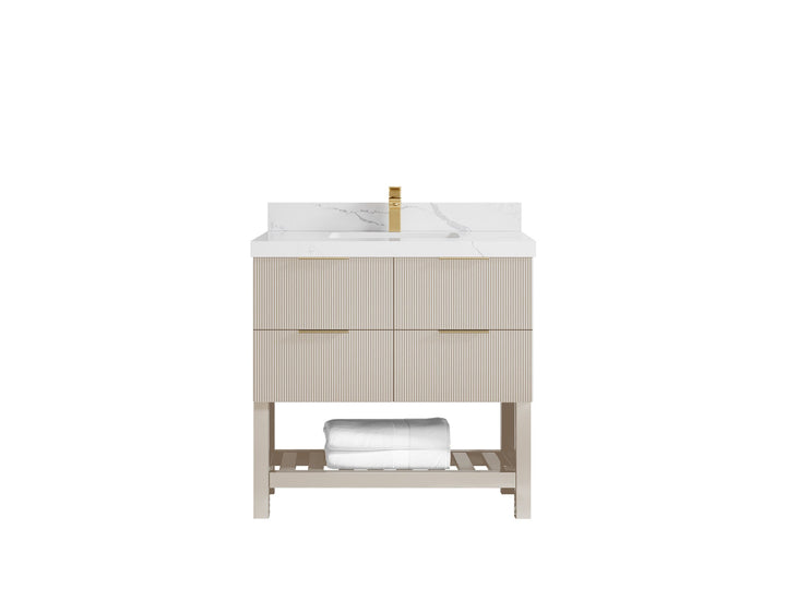 Catalina 36 in. W x 22 in. D Center Sink Bathroom Vanity - photo 13