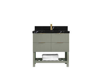 Catalina 36 in. W x 22 in. D Center Sink Bathroom Vanity - Willow Bath and Vanity