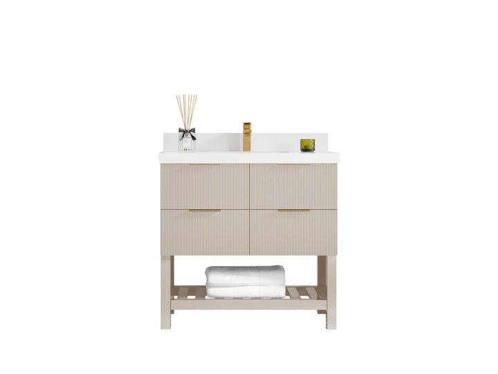 Catalina 36 in. W x 22 in. D Center Sink Bathroom Vanity - photo 1