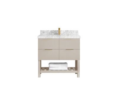 Catalina 36 in. W x 22 in. D Center Sink Bathroom Vanity - Willow Bath and Vanity