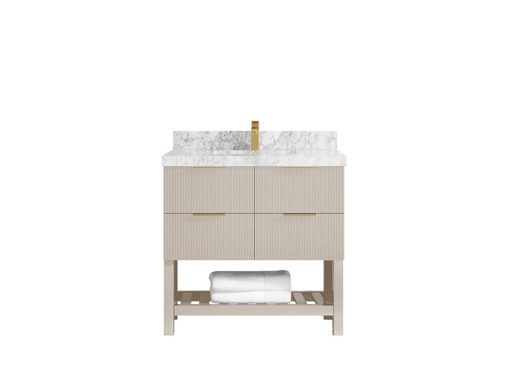 Catalina 36 in. W x 22 in. D Center Sink Bathroom Vanity - photo 19