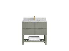 Catalina 36 in. W x 22 in. D Center Sink Bathroom Vanity - photo 19