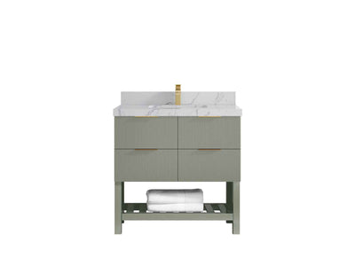 Catalina 36 in. W x 22 in. D Center Sink Bathroom Vanity - Willow Bath and Vanity