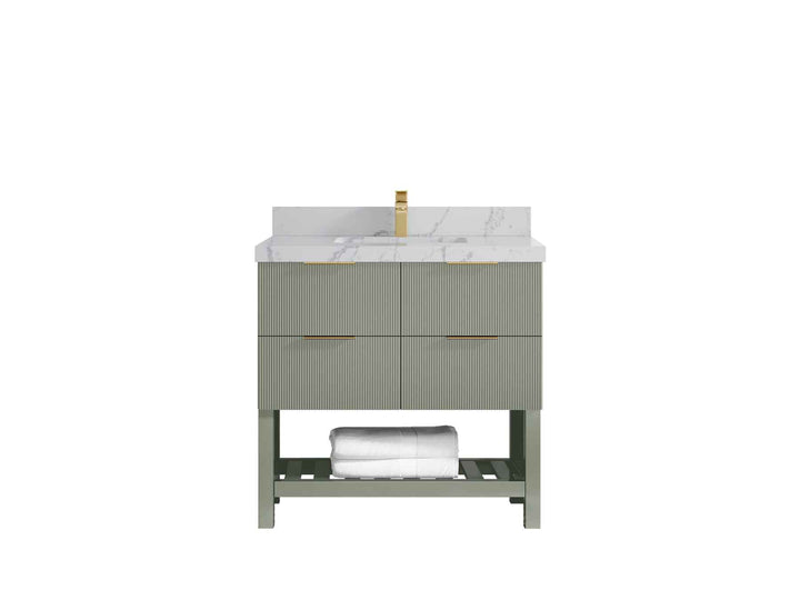 Catalina 36 in. W x 22 in. D Center Sink Bathroom Vanity - photo 19