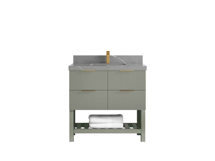 Catalina 36 in. W x 22 in. D Center Sink Bathroom Vanity - photo 35
