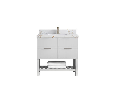 Catalina 36 in. W x 22 in. D Center Sink Bathroom Vanity - Willow Bath and Vanity