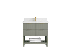 Catalina 36 in. W x 22 in. D Center Sink Bathroom Vanity - photo 21