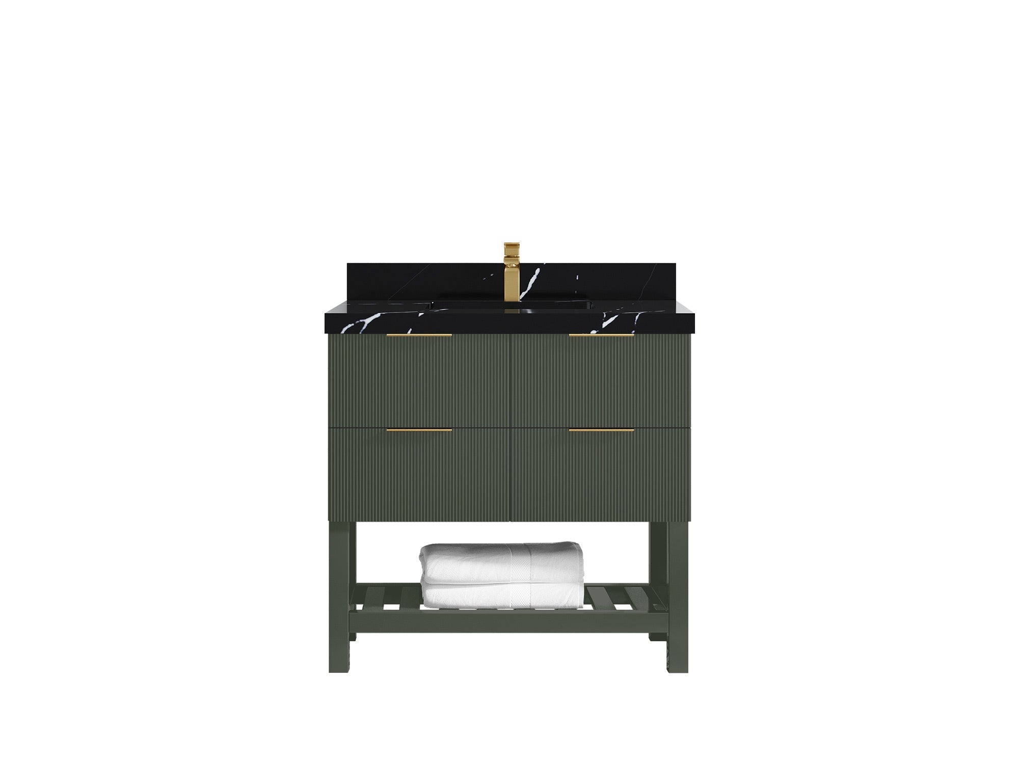 Catalina 36 in. W x 22 in. D Center Sink Bathroom Vanity - Willow Bath and Vanity