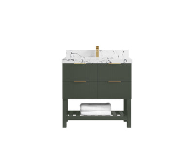 Catalina 36 in. W x 22 in. D Center Sink Bathroom Vanity - Willow Bath and Vanity