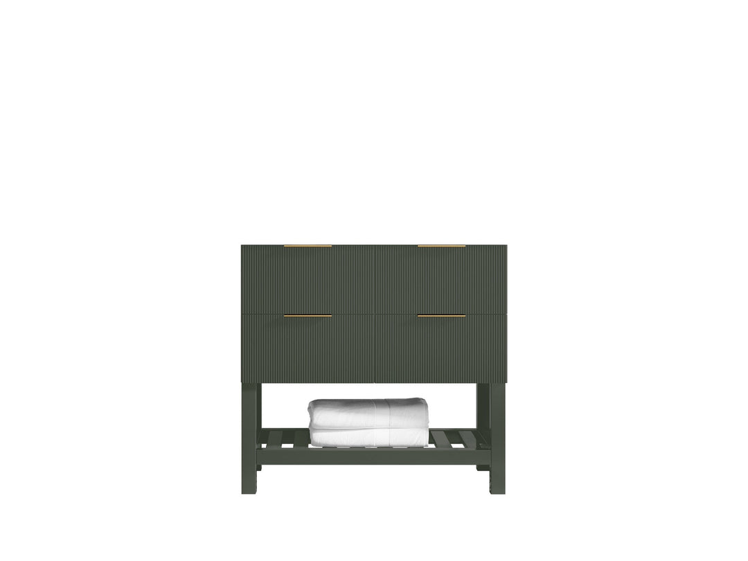 Catalina 36 in. W x 22 in. D Center Sink Bathroom Vanity - Willow Bath and Vanity