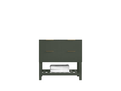 Catalina 36 in. W x 22 in. D Center Sink Bathroom Vanity - Willow Bath and Vanity