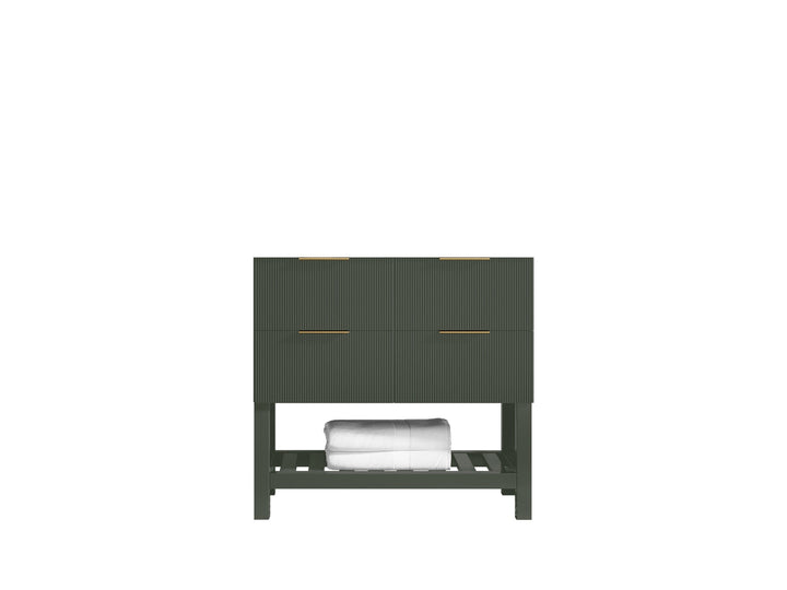 Catalina 36 in. W x 22 in. D Center Sink Bathroom Vanity - photo 6