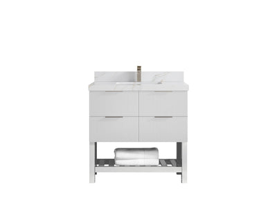 Catalina 36 in. W x 22 in. D Center Sink Bathroom Vanity - Willow Bath and Vanity