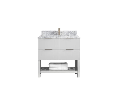 Catalina 36 in. W x 22 in. D Center Sink Bathroom Vanity - Willow Bath and Vanity
