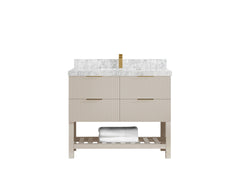 Catalina 42 in W x 22 in D Free Standing Reeded Single Sink Bathroom Vanity - photo 19