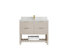 Catalina 42 in W x 22 in D Free Standing Reeded Single Sink Bathroom Vanity - photo 15