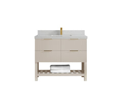 Catalina 42 in W x 22 in D Free Standing Reeded Single Sink Bathroom Vanity - photo 21