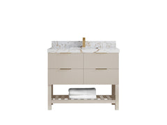 Catalina 42 in W x 22 in D Free Standing Reeded Single Sink Bathroom Vanity - photo 31