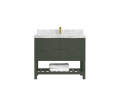 Catalina 42 in W x 22 in D Free Standing Reeded Single Sink Bathroom Vanity - photo 13