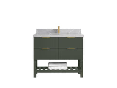 Catalina 42 in W x 22 in D Free Standing Reeded Single Sink Bathroom Vanity - photo 29