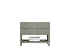 Catalina 42 in W x 22 in D Free Standing Reeded Single Sink Bathroom Vanity - photo 6