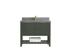 Catalina 42 in W x 22 in D Free Standing Reeded Single Sink Bathroom Vanity - photo 31