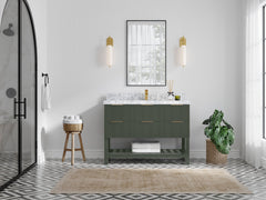 Catalina 48 in W x 22 in D Free Standing Reeded Single Sink Bathroom Vanity - photo 4