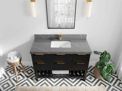Catalina 48 in W x 22 in D Free Standing Reeded Single Sink Bathroom Vanity - photo 39