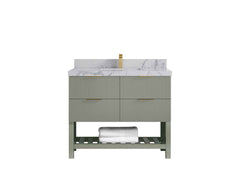 Catalina 48 in W x 22 in D Free Standing Reeded Single Sink Bathroom Vanity - photo 34