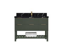 Catalina 48 in W x 22 in D Free Standing Reeded Single Sink Bathroom Vanity - photo 18