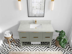 Catalina 48 in W x 22 in D Free Standing Reeded Single Sink Bathroom Vanity - photo 23