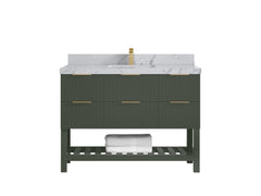 Catalina 48 in W x 22 in D Free Standing Reeded Single Sink Bathroom Vanity - photo 40
