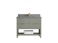 Catalina 48 in W x 22 in D Free Standing Reeded Single Sink Bathroom Vanity - photo 26