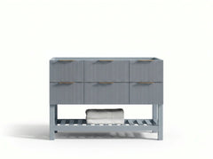Catalina 48 in W x 22 in D Free Standing Reeded Single Sink Bathroom Vanity - photo 3