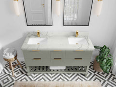 Catalina 60 in W x 22 in D Free Standing Reeded Double Sink Bathroom Vanity - photo 33