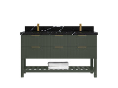 Catalina 60 in W x 22 in D Free Standing Reeded Double Sink Bathroom Vanity - photo 18
