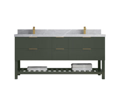 Catalina 72 in W x 22 in D Free Standing Reeded Double Sink Bathroom Vanity - photo 25