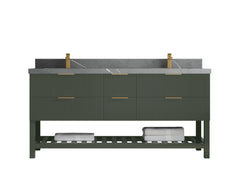 Catalina 72 in W x 22 in D Free Standing Reeded Double Sink Bathroom Vanity - photo 27