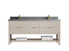 Catalina 72 in W x 22 in D Free Standing Reeded Double Sink Bathroom Vanity - photo 27