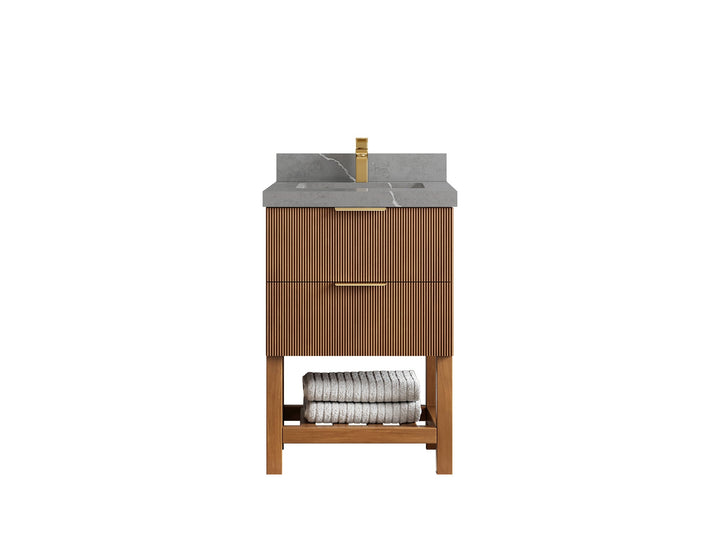 Catalina Teak 24 in. W x 22 in. D Single Sink Bathroom Vanity - photo 35